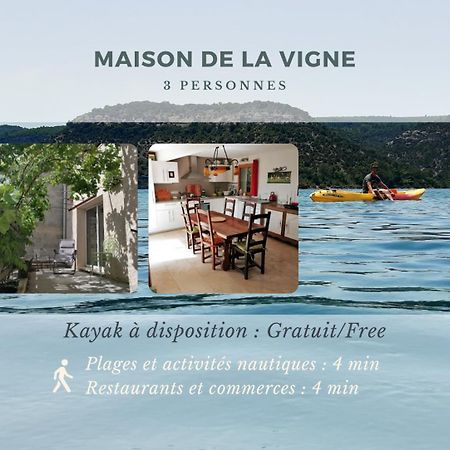 La Maison De La Vigne Bauduen Zewnętrze zdjęcie
