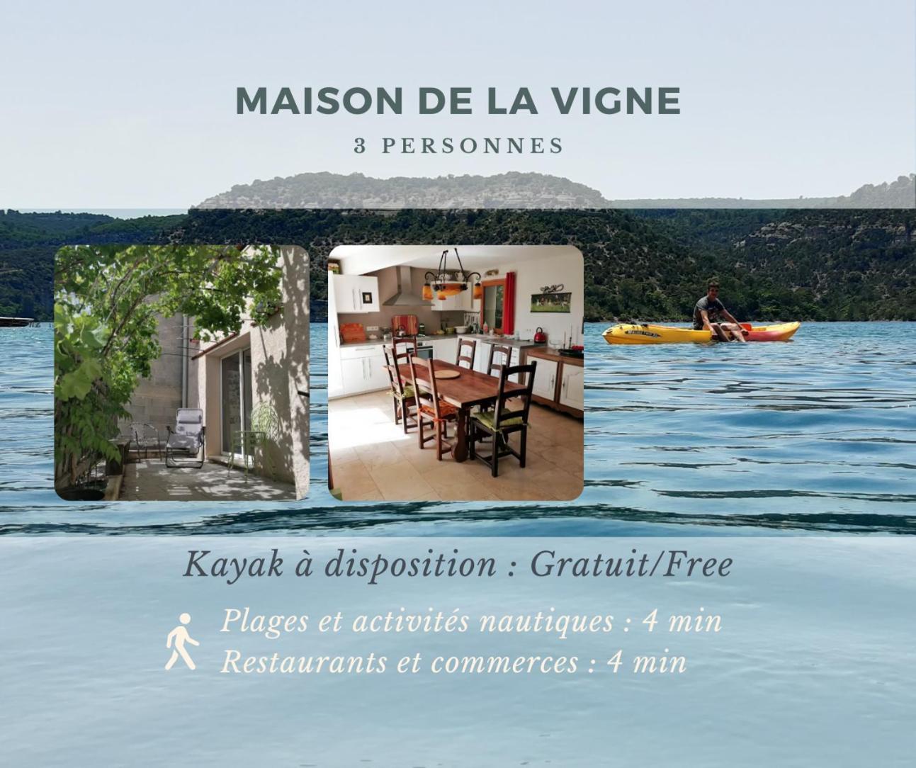 La Maison De La Vigne Bauduen Zewnętrze zdjęcie